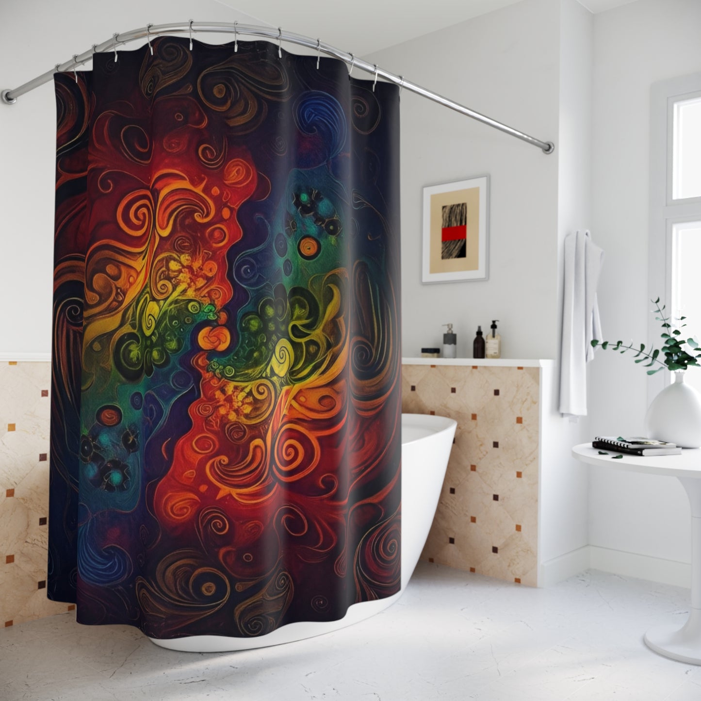 Shower Curtain in Ranbow