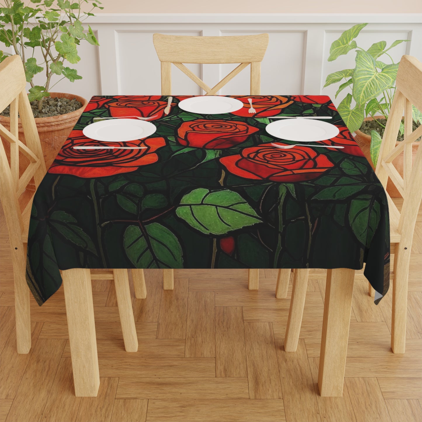 Tablecloth in Rouge