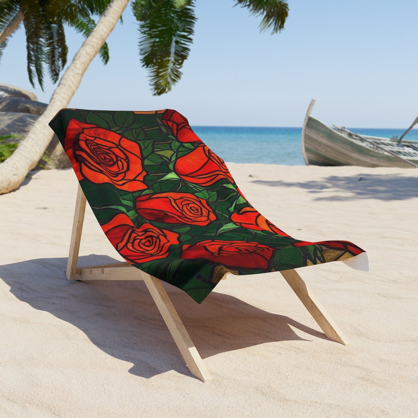 Beach Towel in Rouge