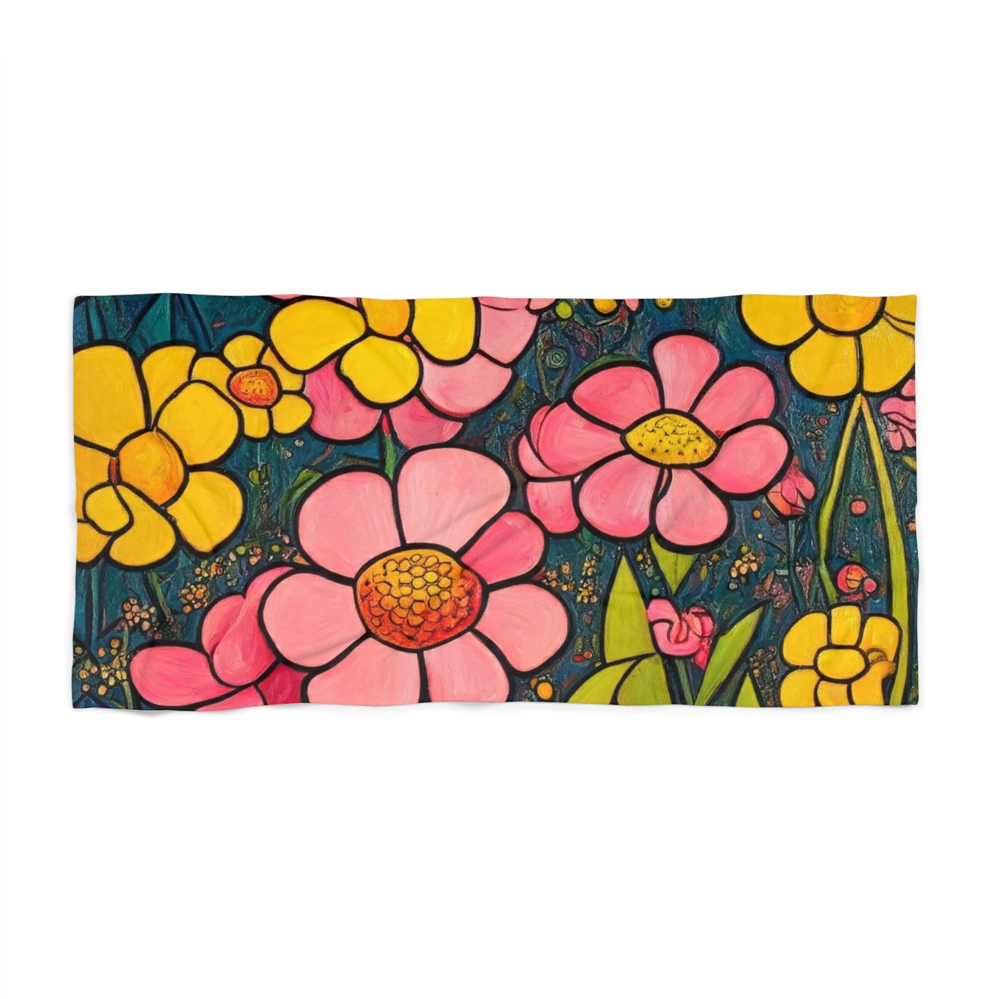 Beach Towel in Daisy