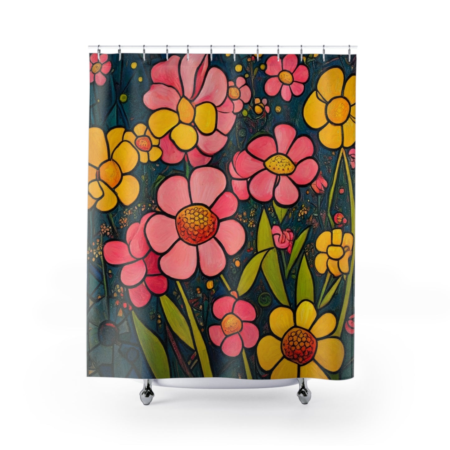 Shower Curtain in Daisy