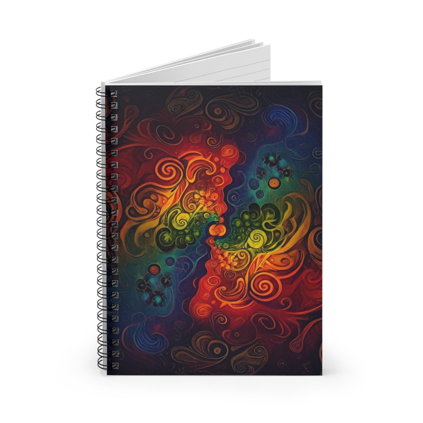 Spiral Notebook in Rainbow