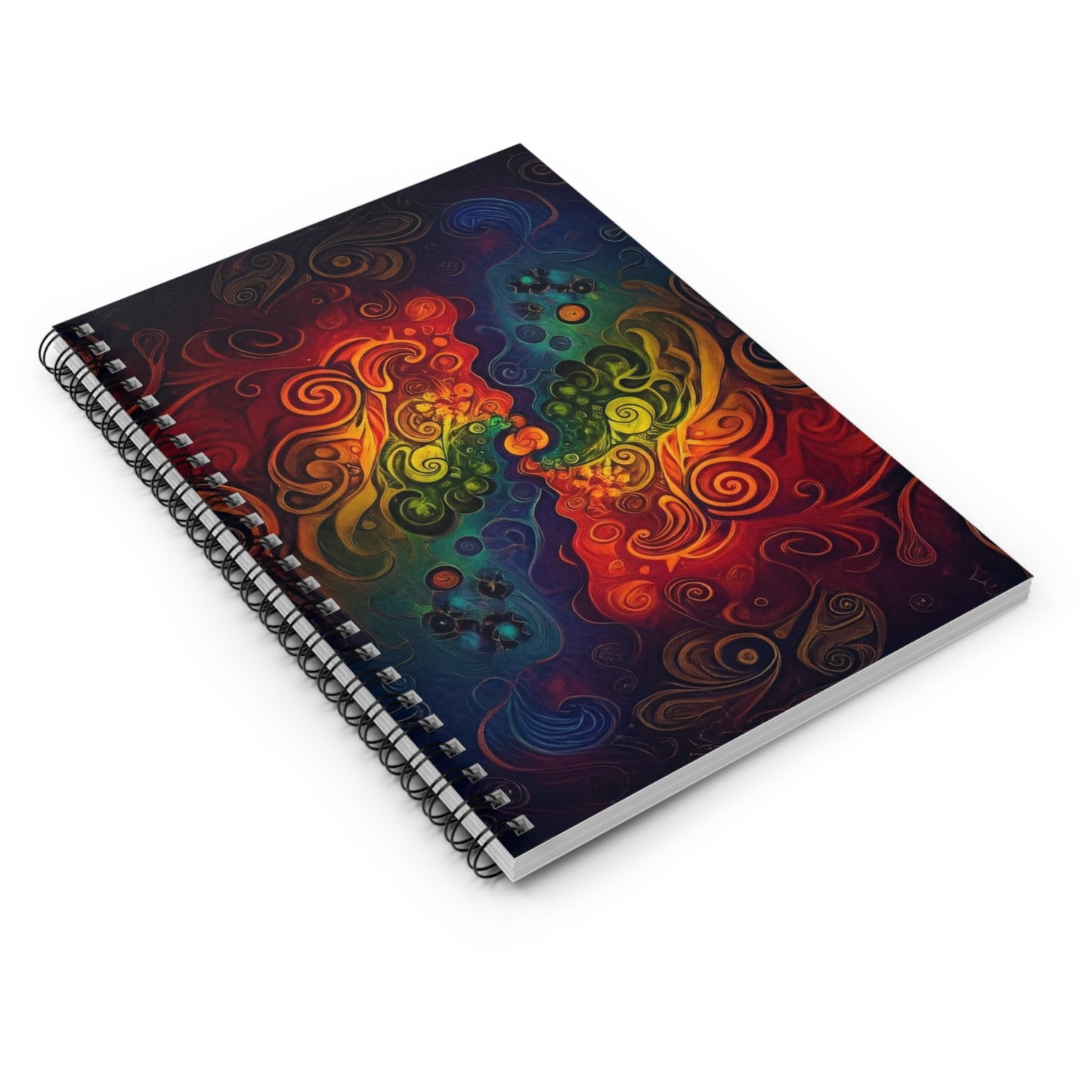 Spiral Notebook in Rainbow