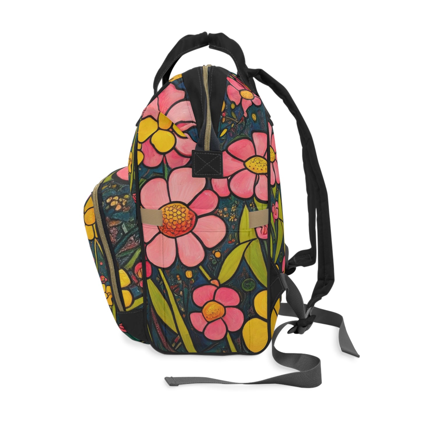 Diaper Backpack in Daisy