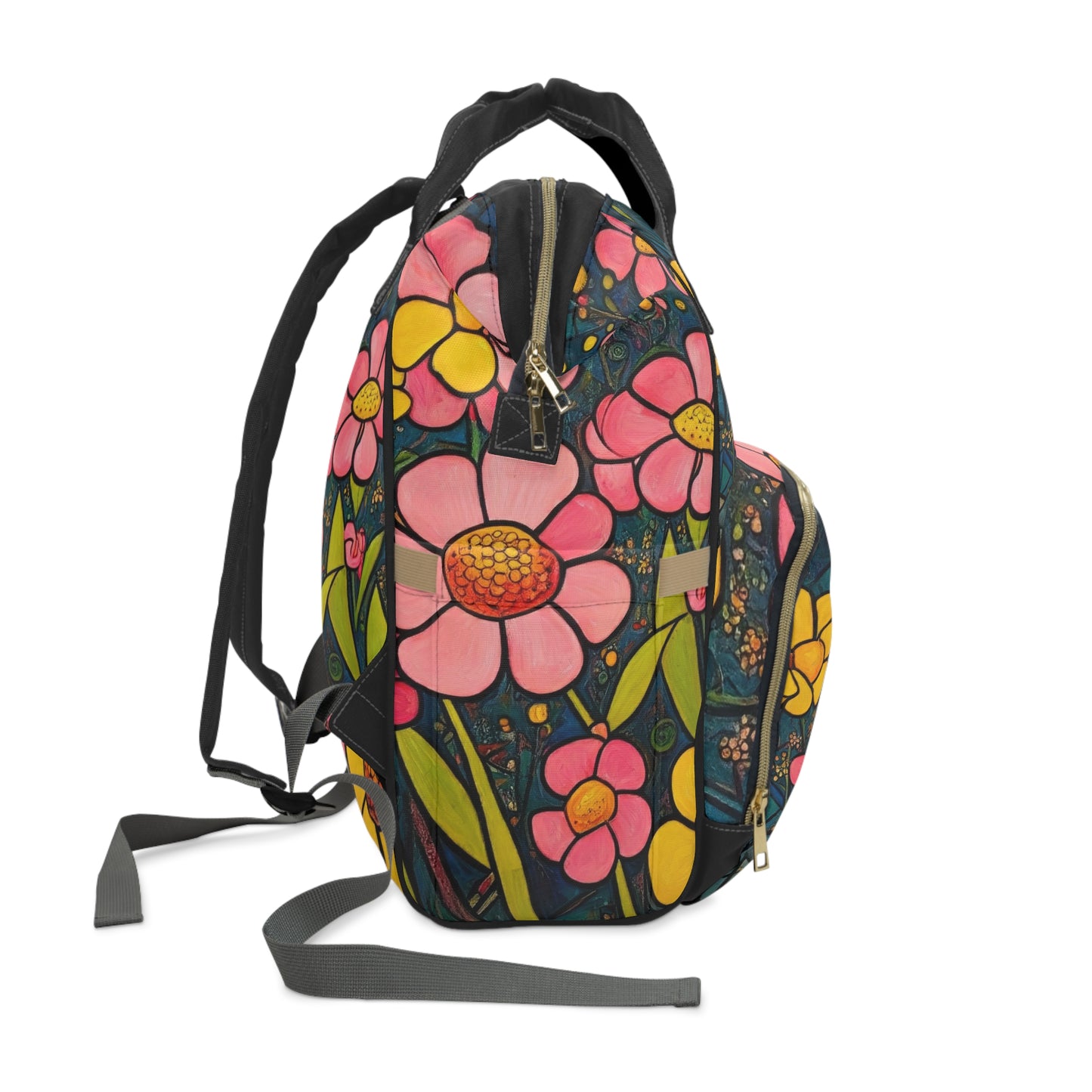 Diaper Backpack in Daisy