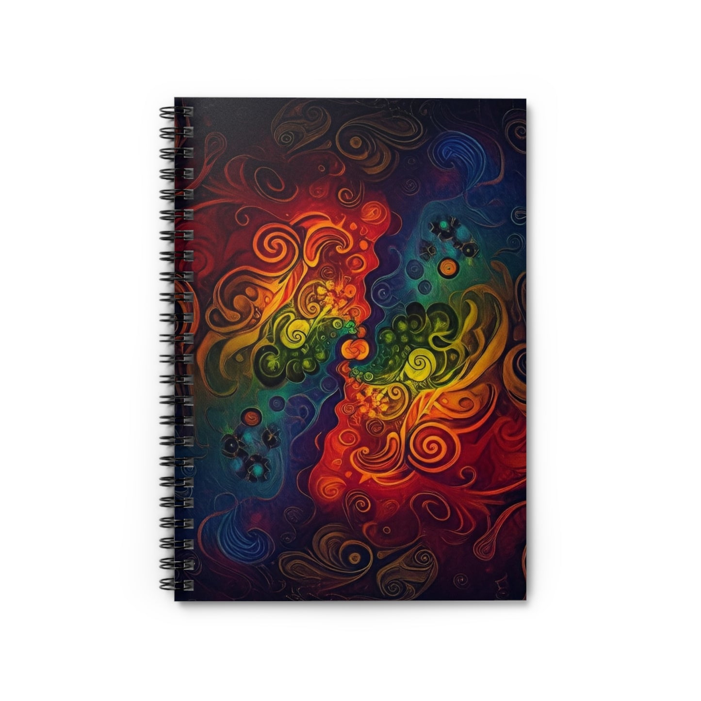 Spiral Notebook in Rainbow