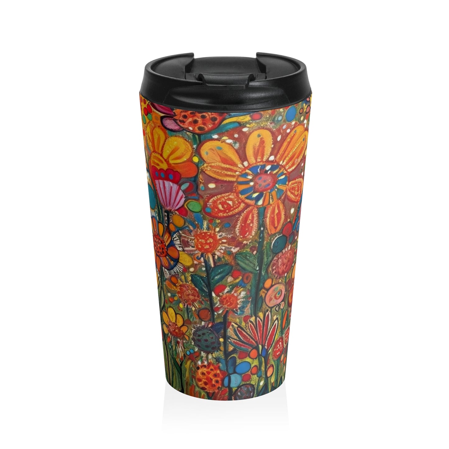 Stainless Steel Travel Mug in Meadow