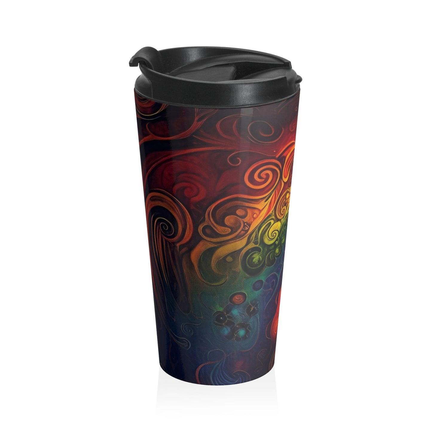 Stainless Steel Travel Mug in Rainbow