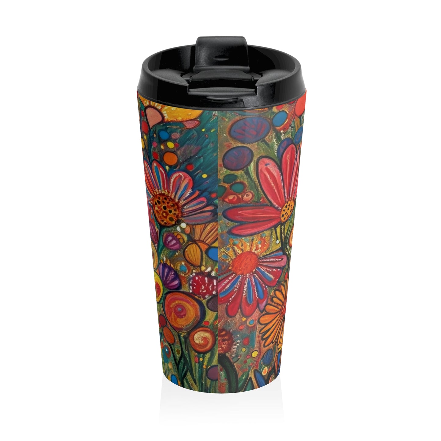 Stainless Steel Travel Mug in Meadow