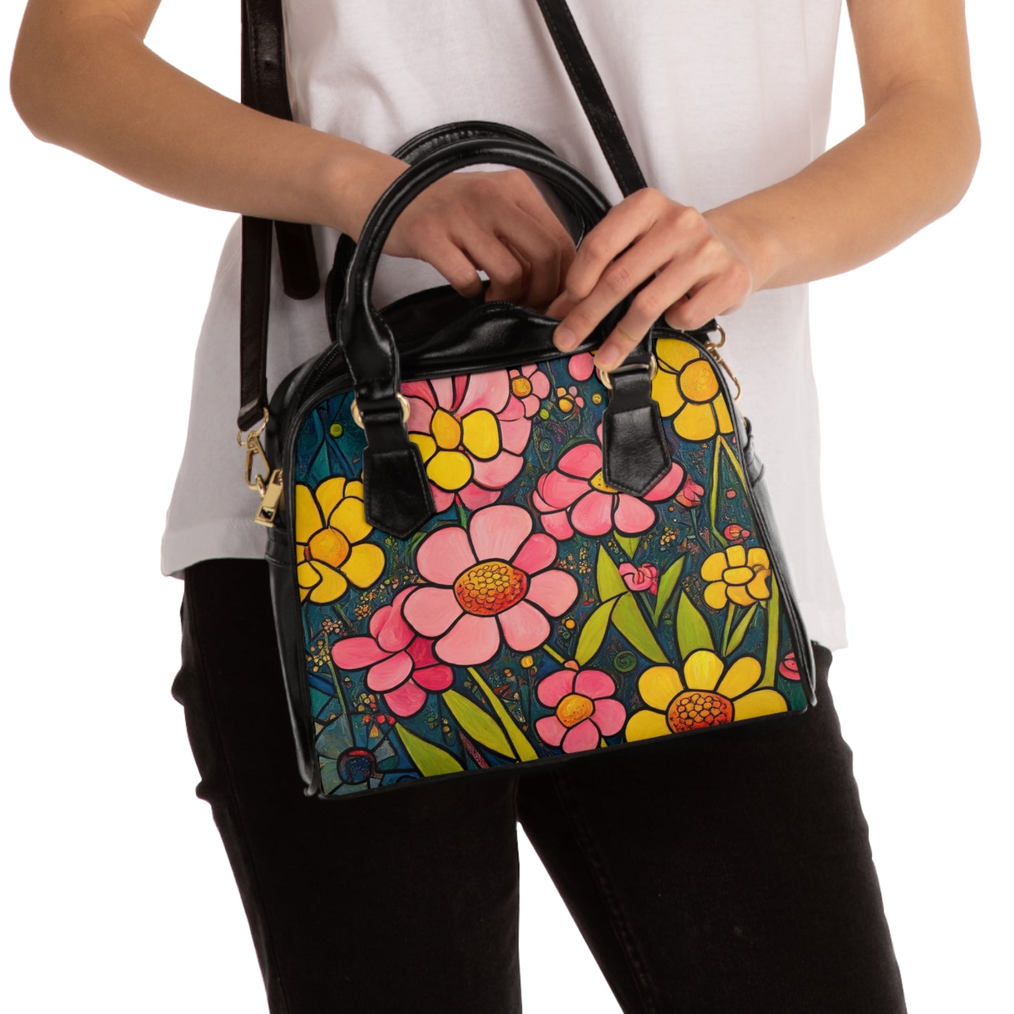 Convertible Handbag in Daisy