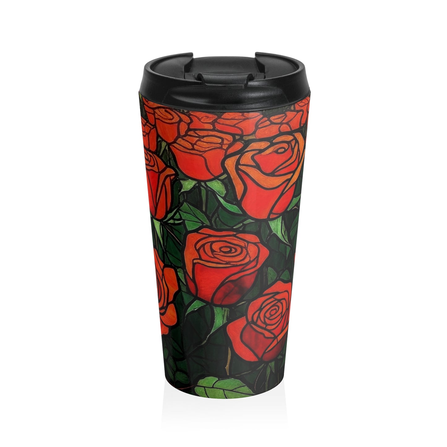 Stainless Steel Travel Mug in Rouge