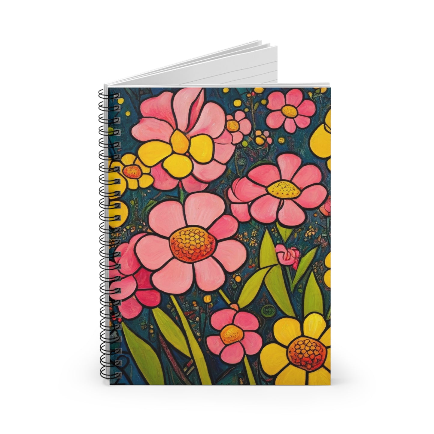 Spiral Notebook in Daisy