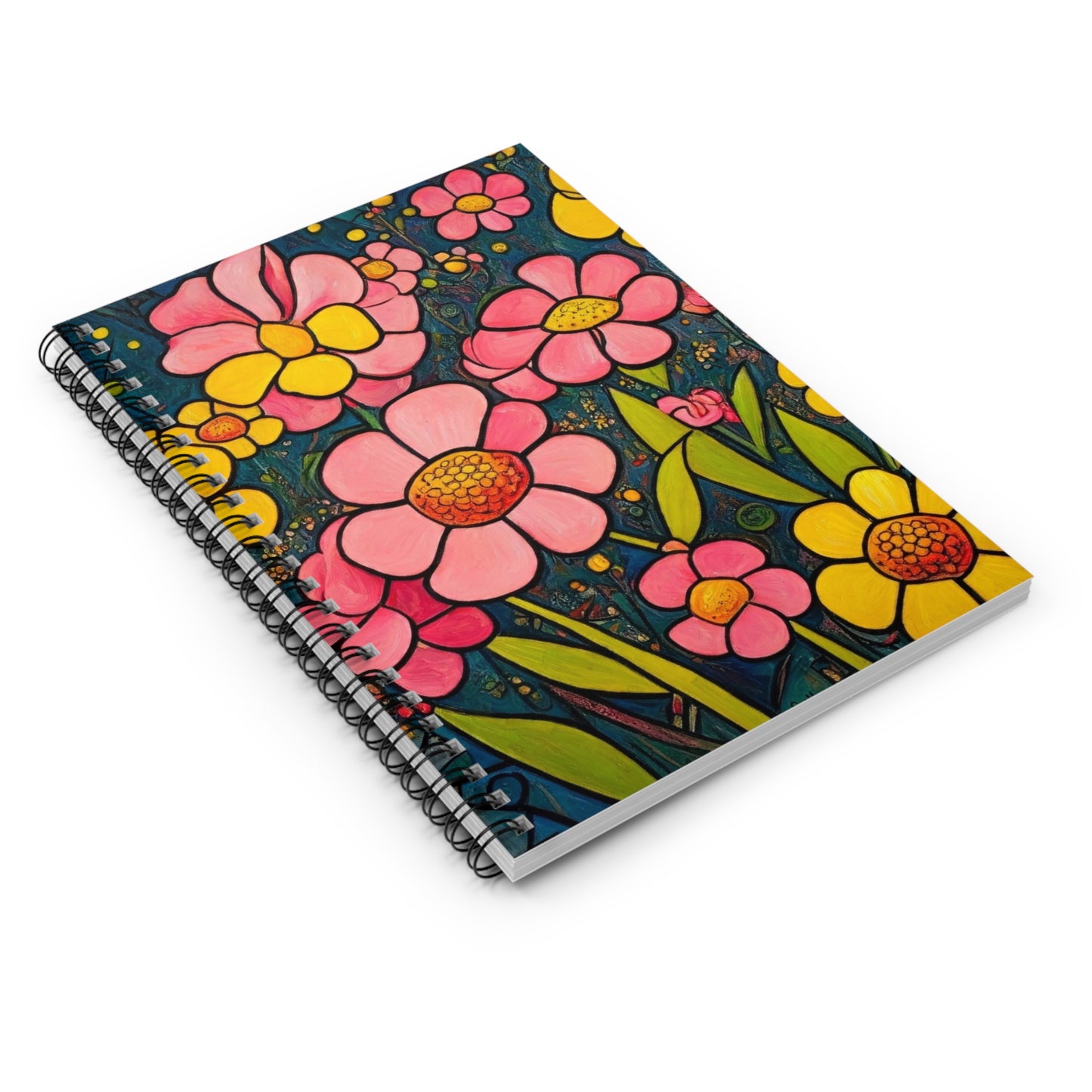 Spiral Notebook in Daisy