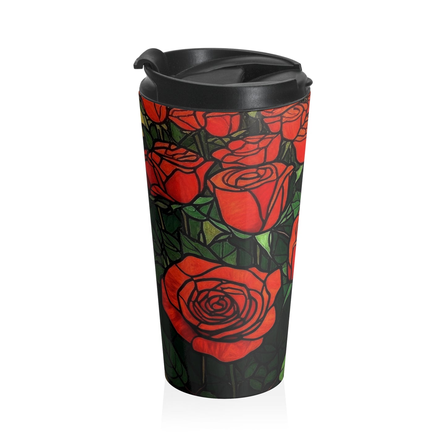 Stainless Steel Travel Mug in Rouge