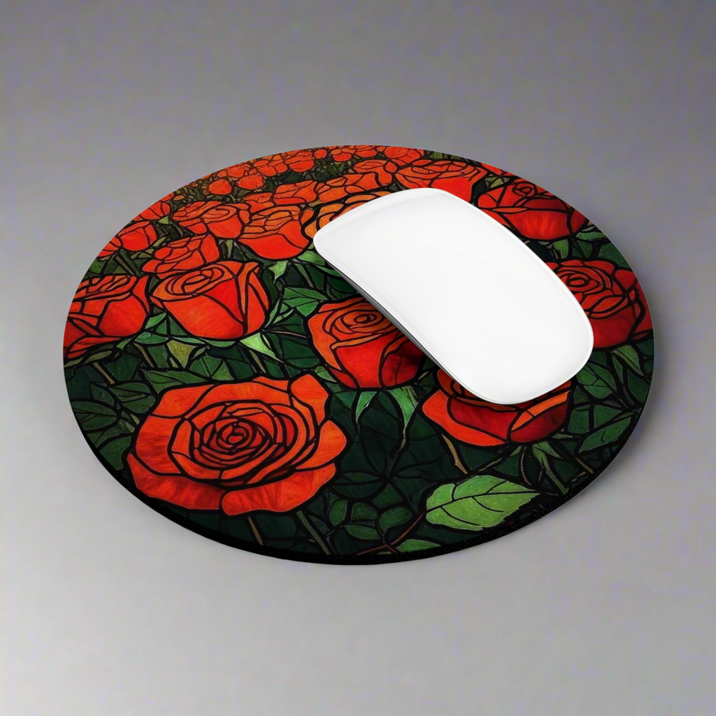 Mouse Pad in Rouge