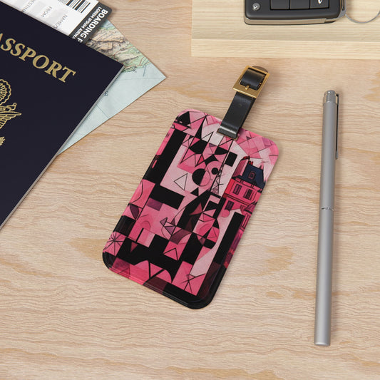 Acrylic Luggage Tag in Rivoli