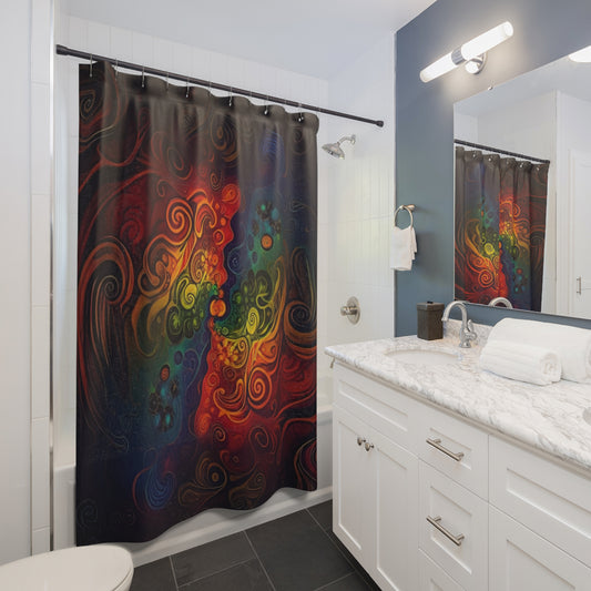 Shower Curtain in Ranbow