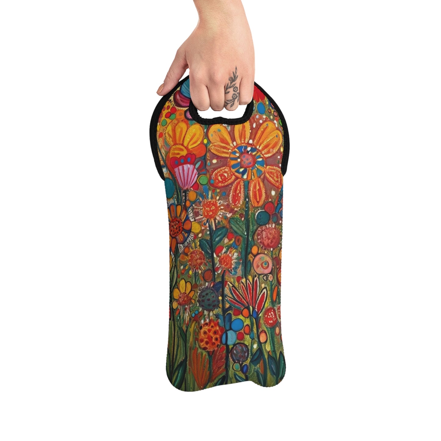 Wine Tote in Meadow