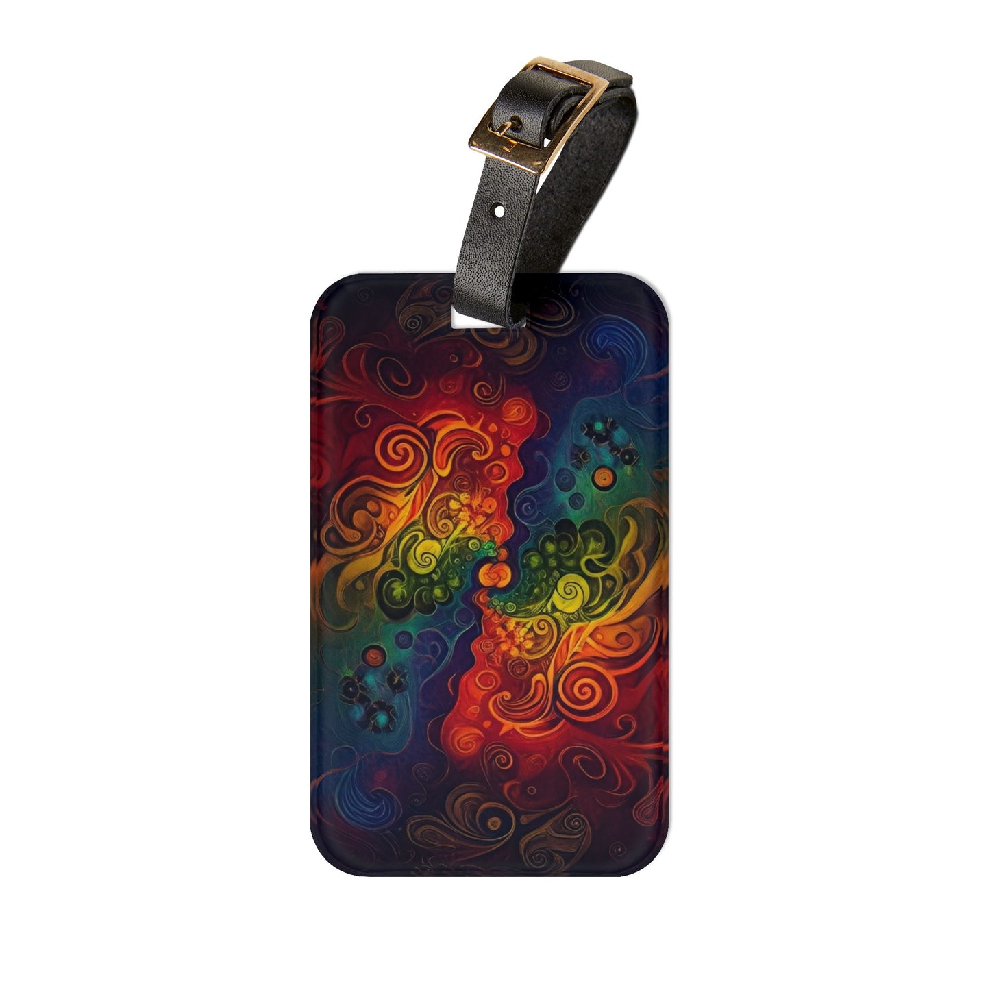 Acrylic Luggage Tag in Rainbow