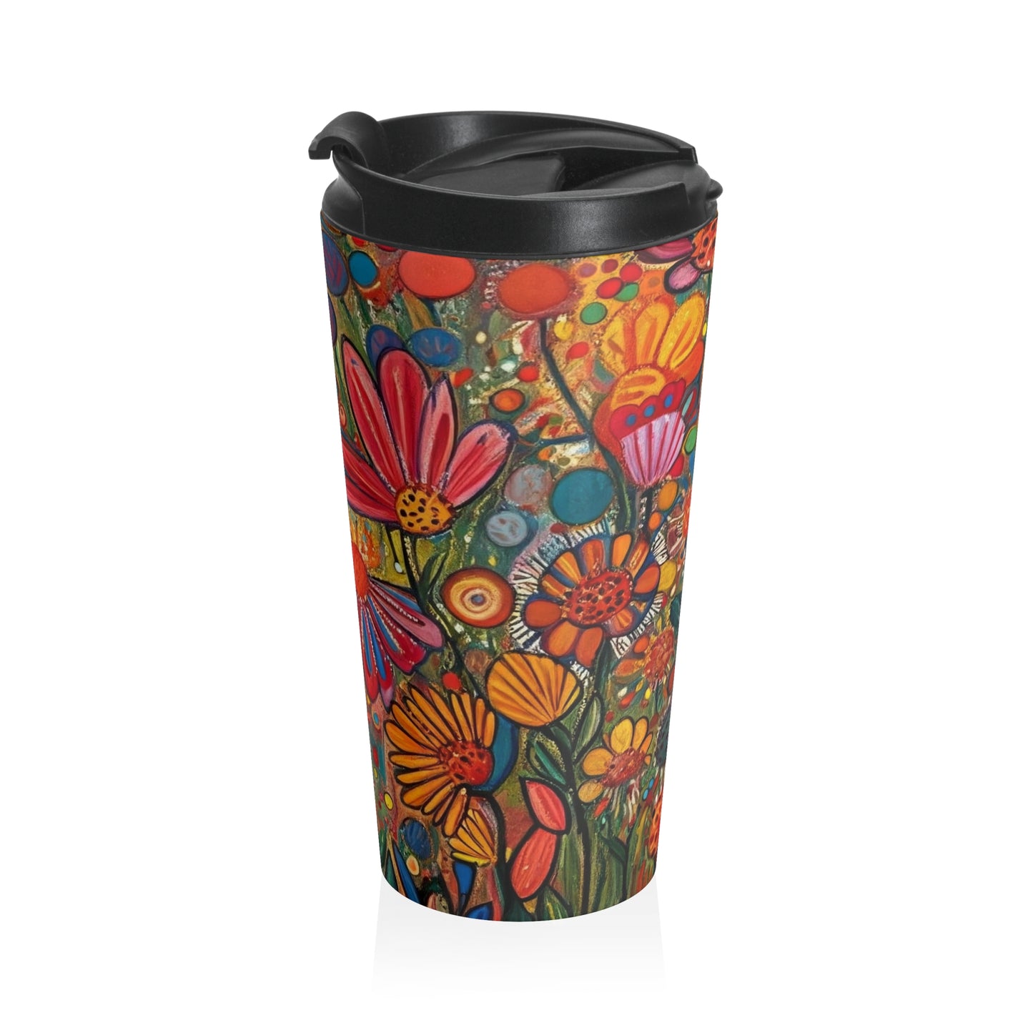 Stainless Steel Travel Mug in Meadow