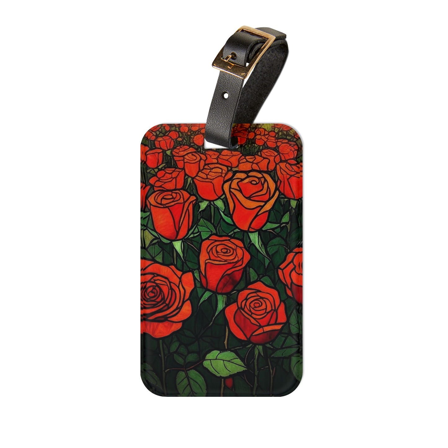 Acrylic Luggage Tag in Rouge