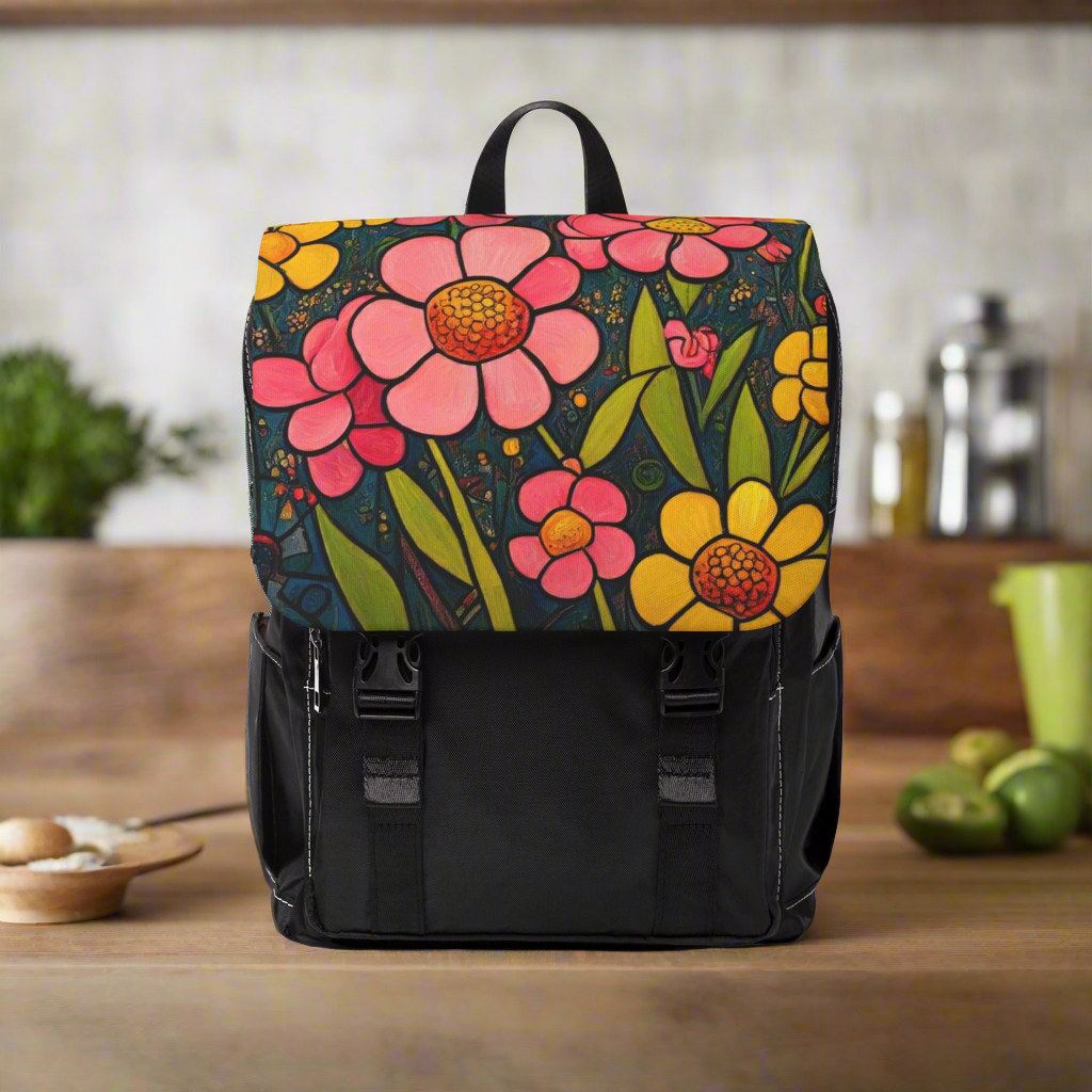 Casual Backpack in Daisy